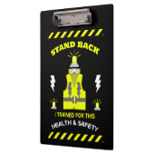 Gesundheit und Sicherheit | NEBOSH | Referent | La Klemmbrett (Links)