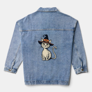 Gesundheit Whiskys eine spöttische Katzengestaltun Jeansjacke
