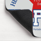 Gesundheitliche Platten in Amerika - Private gesch Mousepad (Ecke)