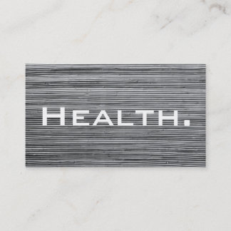 Gesundheits-berufliche Geschäfts-Karte - Grau-Nr. Visitenkarte