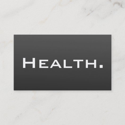 Gesundheits-berufliche Geschäfts-Karte modern Visitenkarte (Vorderseite)