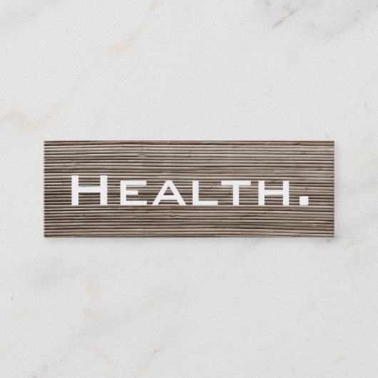 Gesundheits-berufliches Geschäft Karte-Dünn Mini Visitenkarte (Vorderseite)