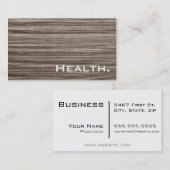 Gesundheits-berufliches Geschäfts-Karten-modernes Visitenkarte (Vorne/Hinten)