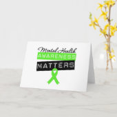 Gesundheits-Bewusstseins-Angelegenheiten Karte (Gelbe Blume)