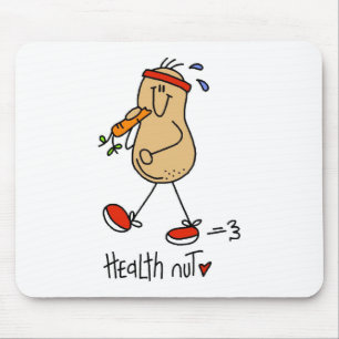 Gesundheits-Freak T-Shirts und Geschenke Mousepad