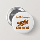 Gesundheits-Glück-Speck Button (Vorne & Hinten)