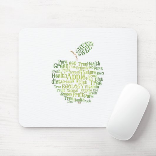 Gesundheits-grünes ökologisches mousepad (Mit Mouse)