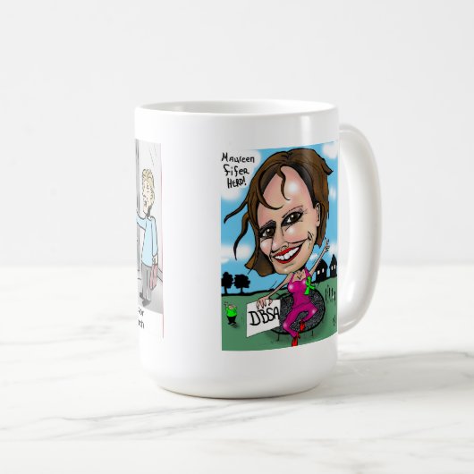 Gesundheits-Held - Maureen Fifer Kaffeetasse (VorderseiteRechts)