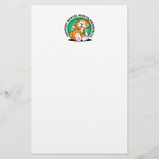 Gesundheits-Katze Briefpapier (Vorderseite)