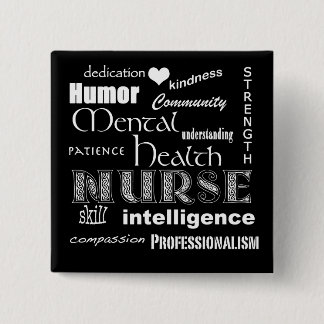 Gesundheits-Krankenschwester Button