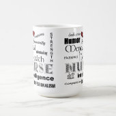 Gesundheits-Krankenschwester Stolz-Attribute+Rotes Kaffeetasse (Mittel)