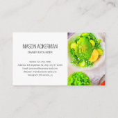 Gesundheits-/Lebensmittelgeschäftskarten / Weißer  Visitenkarte (Rückseite)