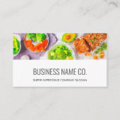 Gesundheits-/Lebensmittelgeschäftskarten / Weißer  Visitenkarte (Vorderseite)