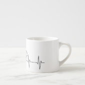 Gesundheits-Linie Coffe Liebhaber-EKG Espressotasse (Rechts)
