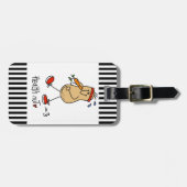 Gesundheits-Nuss-T - Shirts und Geschenke Gepäckanhänger (Vorderseite horizontal)