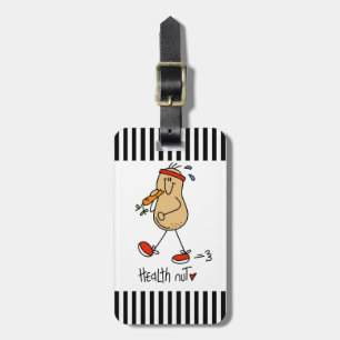 Gesundheits-Nuss-T - Shirts und Geschenke Gepäckanhänger