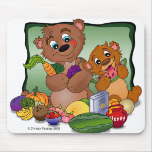 Gesundheits-Nuss trägt MousePad