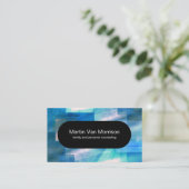 Gesundheits-Ratgeber-moderner Entwurf Visitenkarte (Stehend Vorderseite)