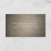 Gesundheits-u. Wellness-Visitenkarte Visitenkarte (Rückseite)