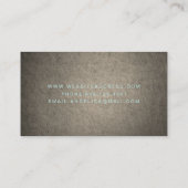 Gesundheits-u. Wellness-Visitenkarte Visitenkarte (Rückseite)