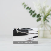 Gesundheits- und Medical Calling Card. Visitenkarte (Stehend Vorderseite)