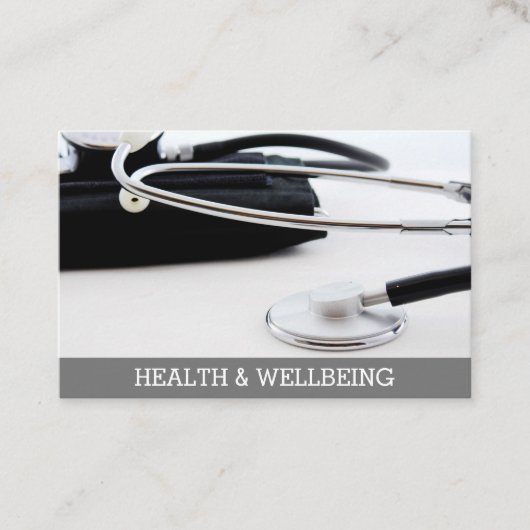 Gesundheits- und Medical Calling Card. Visitenkarte (Vorderseite)