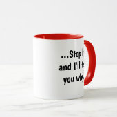 Gesundheits-und Sicherheits-nicht langweiliges Tasse (VorderseiteRechts)