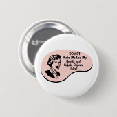 Gesundheits-und Sicherheitsbeamt-Stimme Button (Vorne & Hinten)