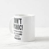 Gesundheits- und Sicherheitsmanager Kaffeetasse (Vorderseite Links)