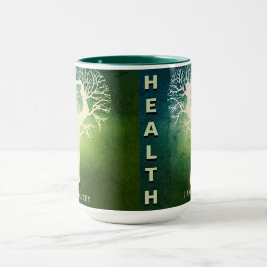 Gesundheits- und Vitalbaum Tasse (Zentrum)