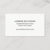 Gesundheits-und Wellness-Visitenkarte-Schablone Visitenkarte (Rückseite)