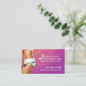 Gesundheits-und Wellness-Visitenkarte-Schablone Visitenkarte (Stehend Vorderseite)