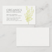 Gesundheits-und Wellness-Visitenkarten Visitenkarte (Vorne/Hinten)