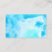 Gesundheits-und Wellness-Visitenkarten Visitenkarte (Rückseite)