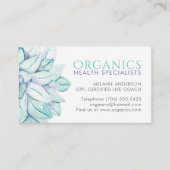 Gesundheits-und Wellness-Visitenkarten Visitenkarte (Vorderseite)