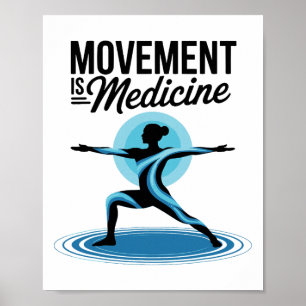 Gesundheits-Yoga-Übungs-Rehabilitations-Sportmediz Poster