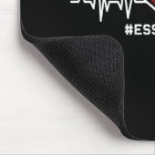 Gesundheitsarbeiter #Essential Stethoscope Heartbe Mousepad (Ecke)
