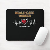 Gesundheitsarbeiter #Essential Stethoscope Heartbe Mousepad (Mit Mouse)