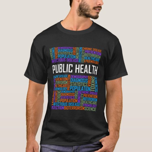 Gesundheitsbegriff Epidemiologi-Mitarbeiter T-Shirt (Vorderseite)