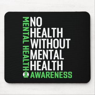 Gesundheitsbekämpfung Stigma Mental Health Awarene Mousepad