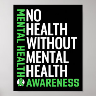 Gesundheitsbekämpfung Stigma Mental Health Awarene Poster
