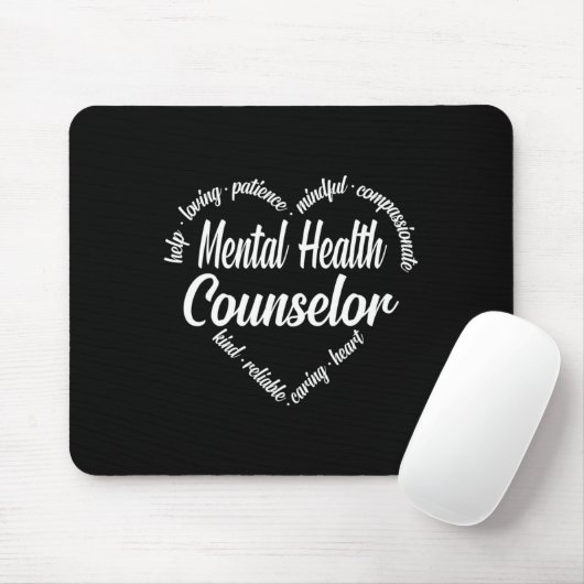 Gesundheitsberater Herzwolke Mousepad (Mit Mouse)