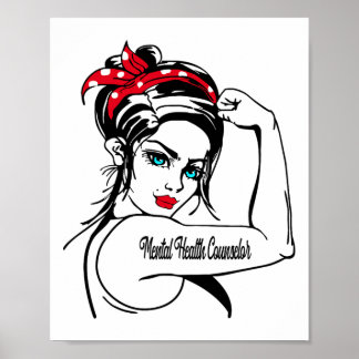 Gesundheitsberaterin Rosie The Riveter Button Up Poster