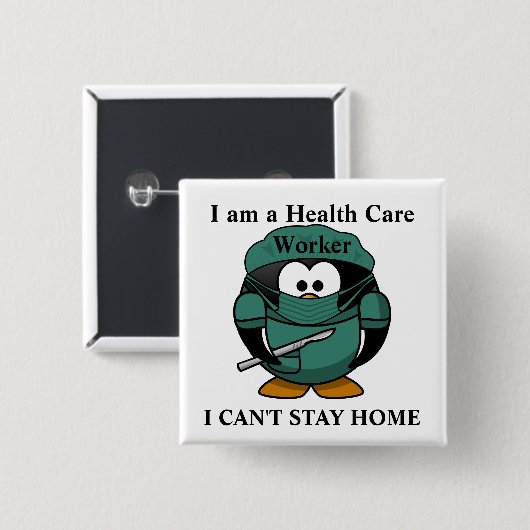 Gesundheitsbetreuer Button (Vorne & Hinten)