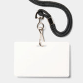 Gesundheitsbetreuer | Vorlage für Ärzte Ausweis (Rückseite mit Lanyard)