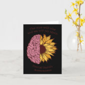 Gesundheitsbewusstsein 2 karte (Gelbe Blume)