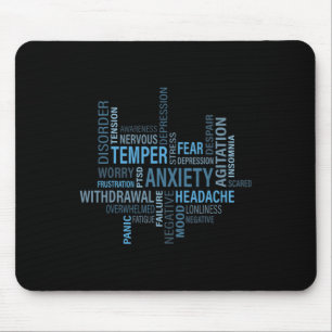 Gesundheitsbewusstsein Angst Depression Störung Mousepad