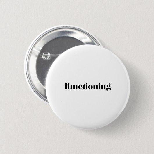 Gesundheitsbewusstsein Button (Vorne & Hinten)