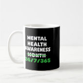 Gesundheitsbewusstsein für Suizidprävention Kaffeetasse (Links)
