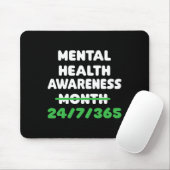 Gesundheitsbewusstsein für Suizidprävention Mousepad (Mit Mouse)